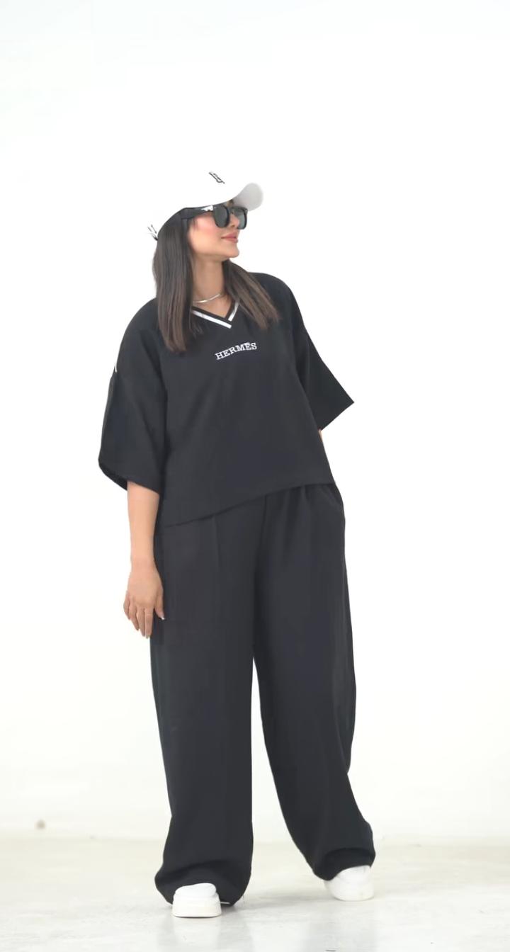 CH 6051 Noir Luxe Co-ord Set