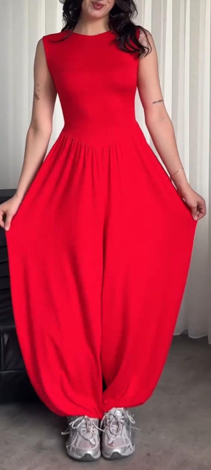 CH 6087 Chakoors Luna Backless Harem Jumpsuit