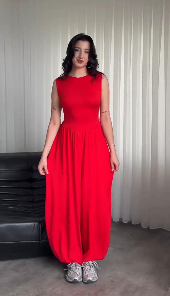 CH 6087 Chakoors Luna Backless Harem Jumpsuit