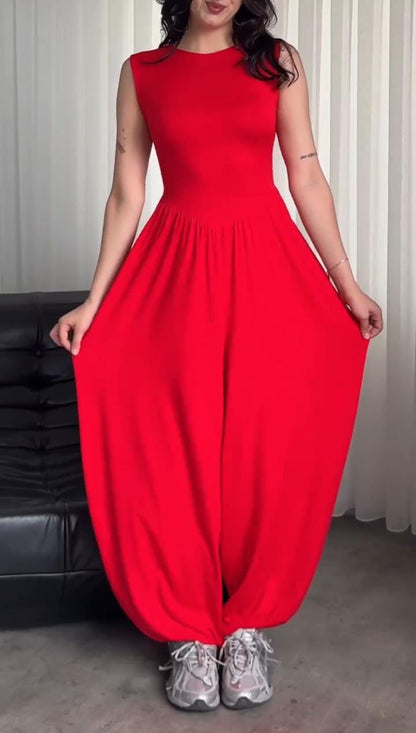 CH 6087 Chakoors Luna Backless Harem Jumpsuit