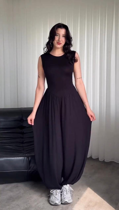 CH 6087 Chakoors Luna Backless Harem Jumpsuit