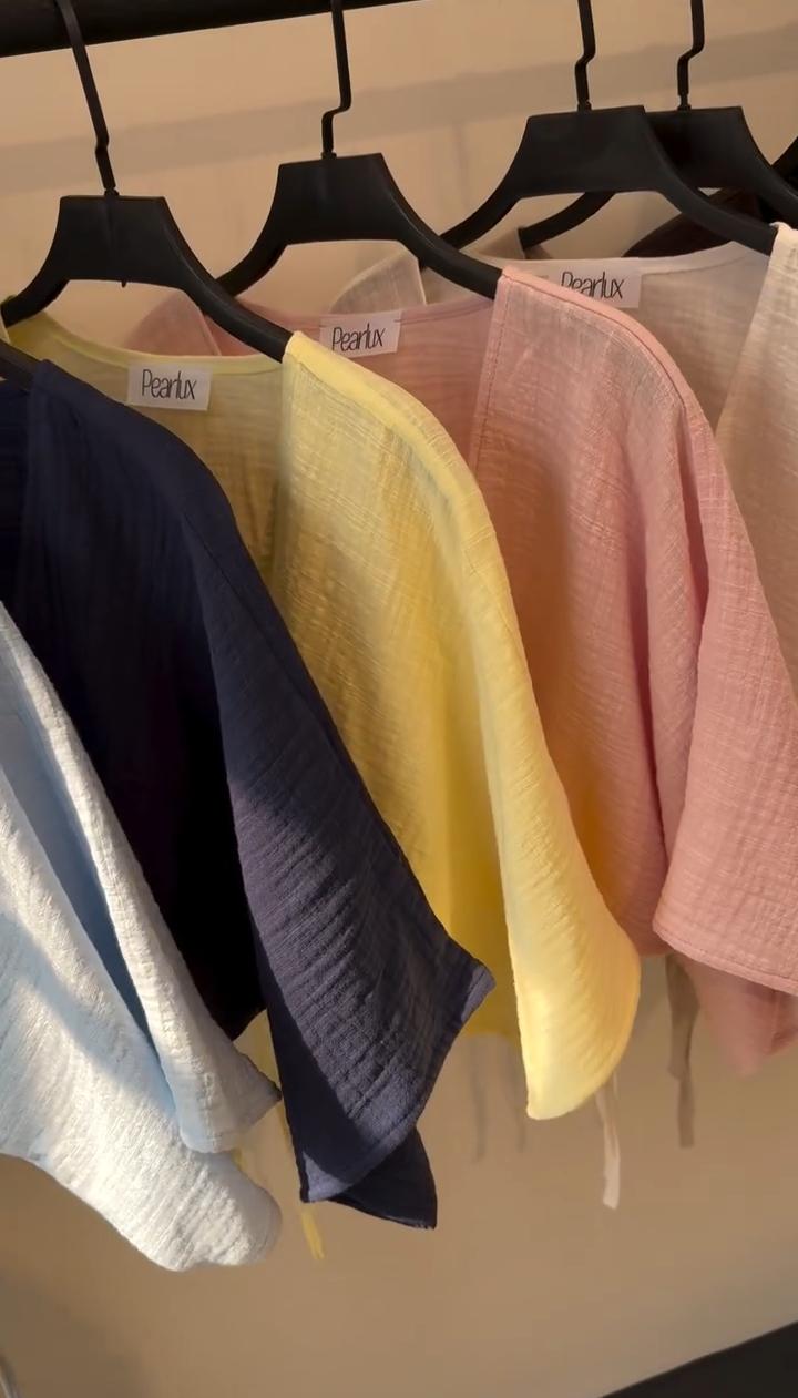 CH 6118 Blush Linen-Style Shirt Chakoors