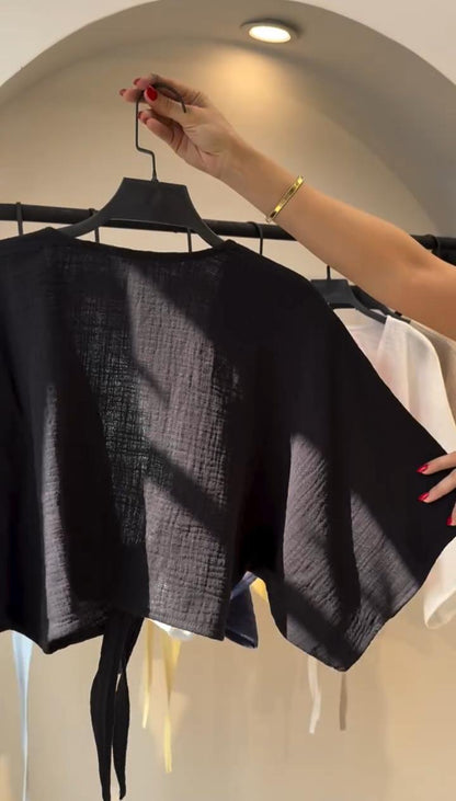CH 6118 Blush Linen-Style Shirt Chakoors