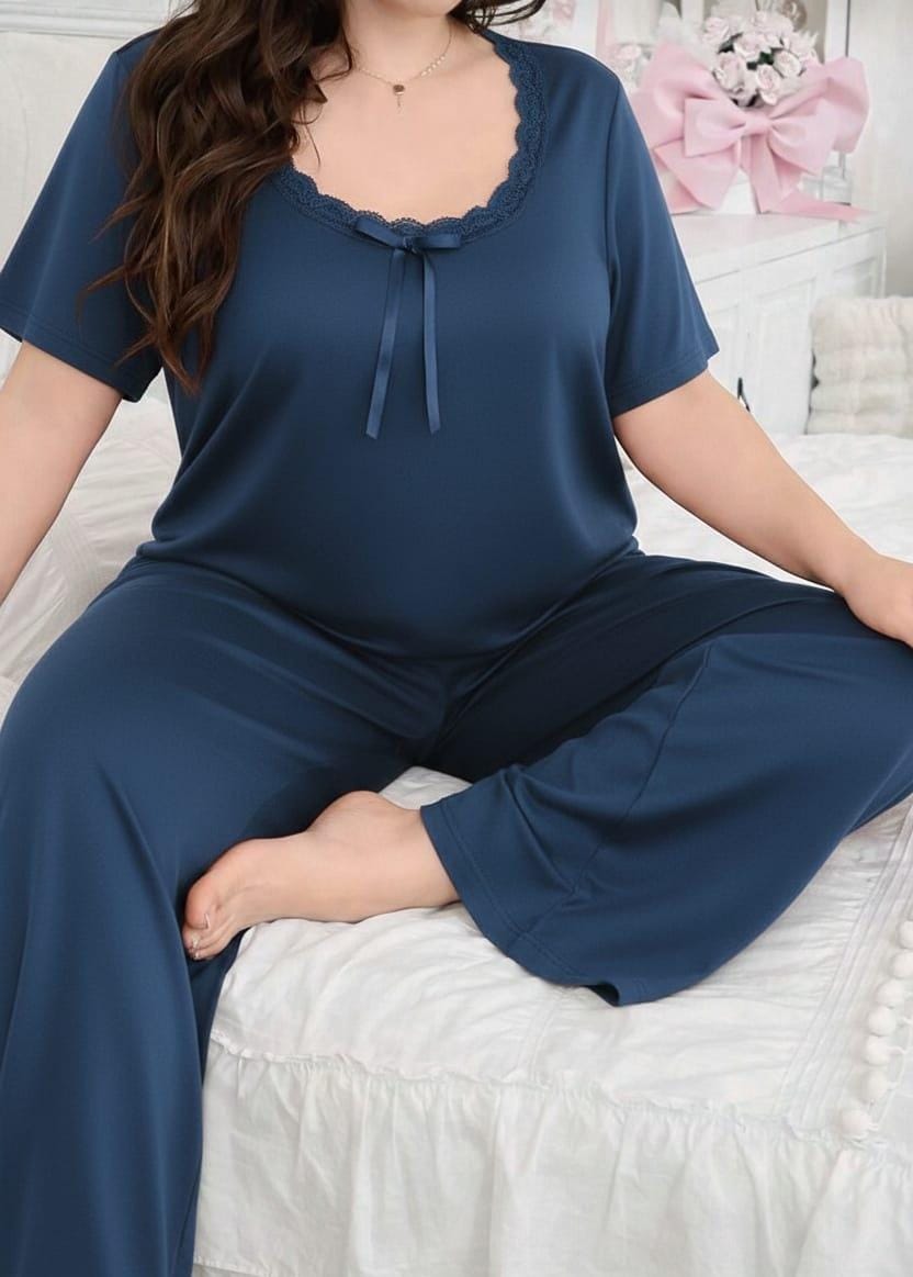CH 6015 Chakoor Plus SIze Women loungewear for relaxing in style