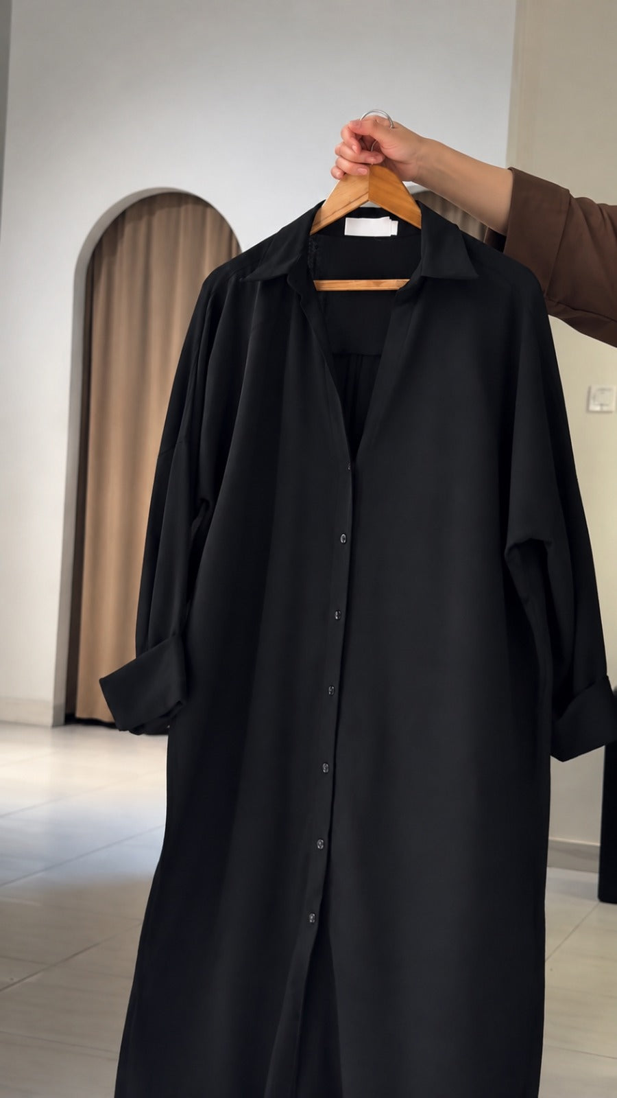 Ch 6109 Dune Drape Tunic Overseized Shirt Chakoors