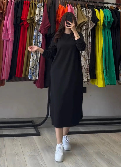 CH 592 - Longline Fleece Top For Winters - Chakoor