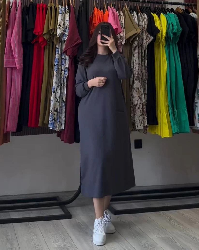 CH 592 - Longline Fleece Top For Winters - Chakoor