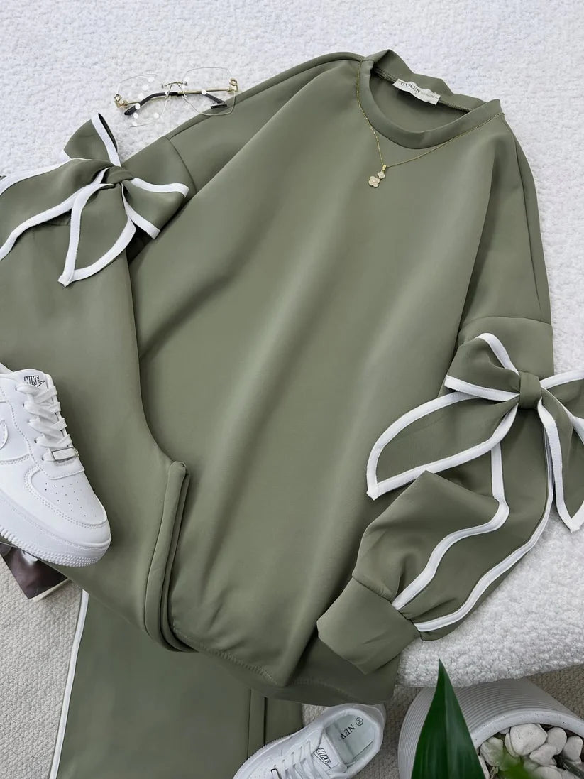 CH 621 -Pookie Bow Co-Ord Set - Chakoor