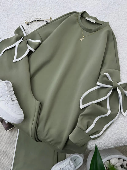 CH 621 -Pookie Bow Co-Ord Set - Chakoor