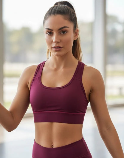 Women’s Racerback Sports Bra Top - (D-3)