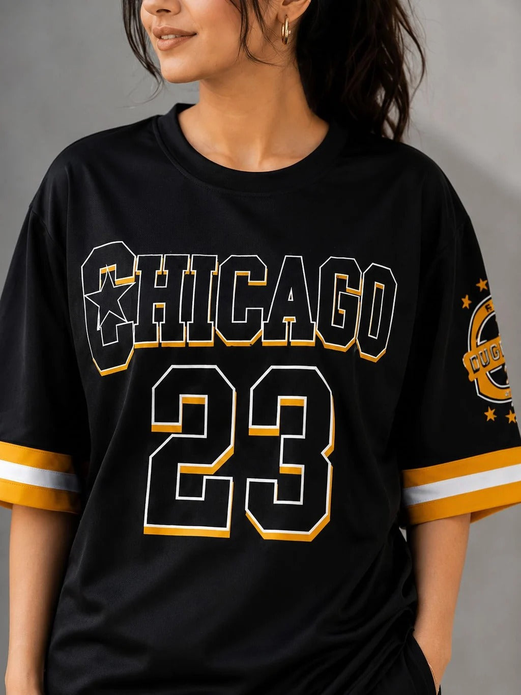 CH-6134 |CHAKOOR| Premium Varsity T-Shirt