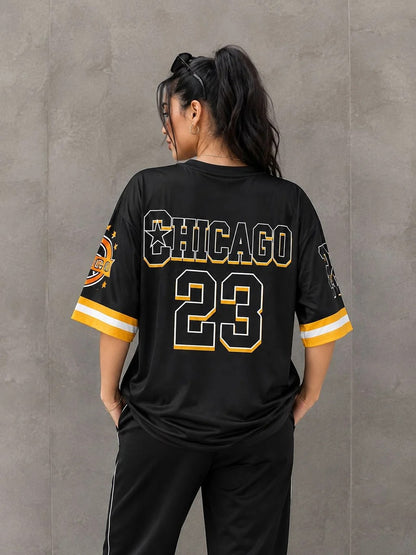 CH-6134 |CHAKOOR| Premium Varsity T-Shirt