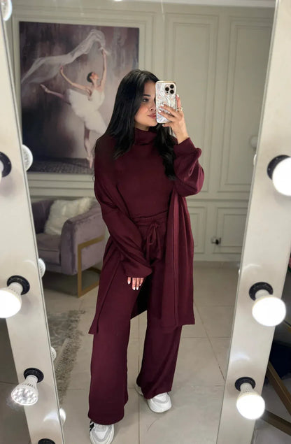 CH-604 Winter Glam 3-Piece Fleece Outfit - Chakoor