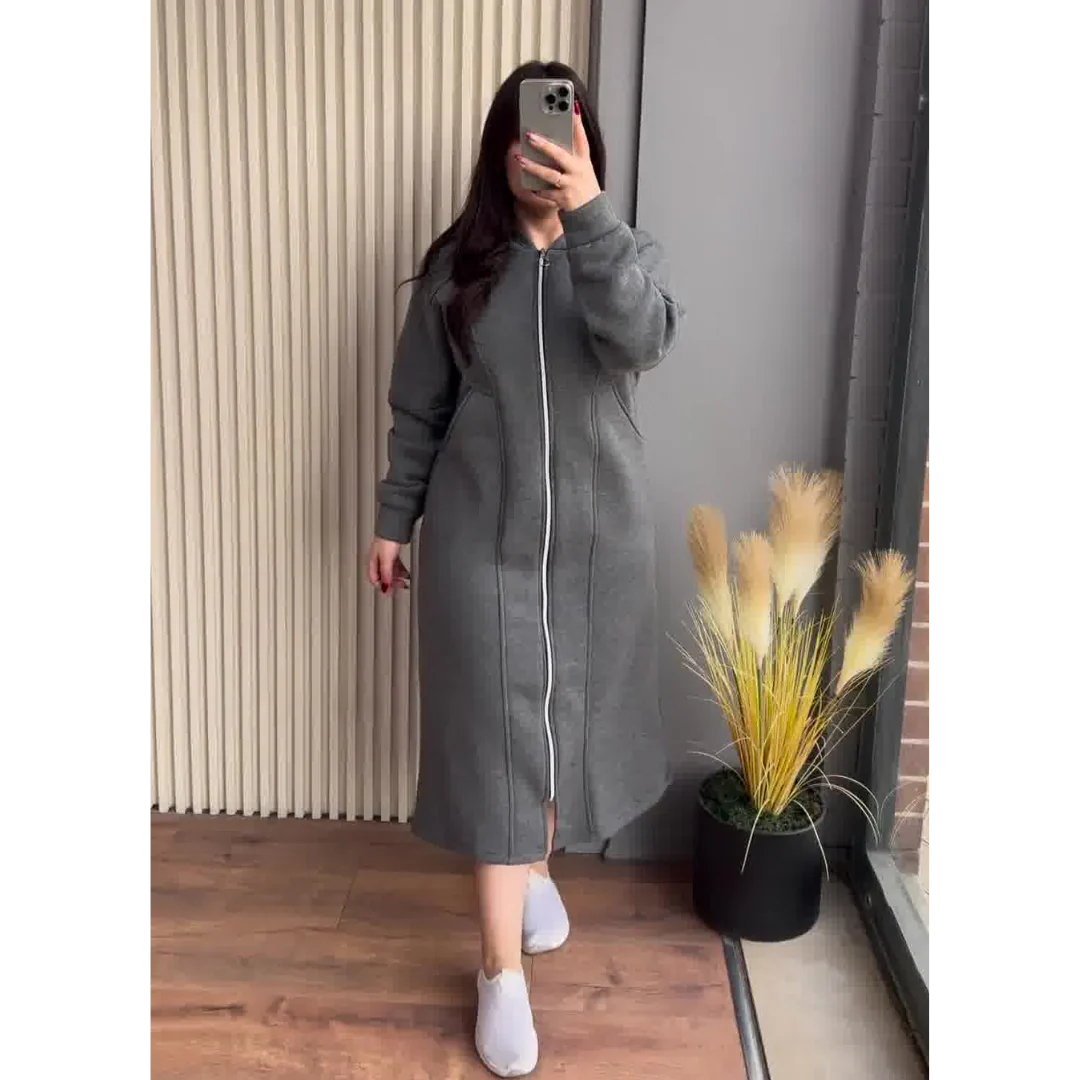 CH 480 |Chakoor| Long Zipper Fleece Hoodie