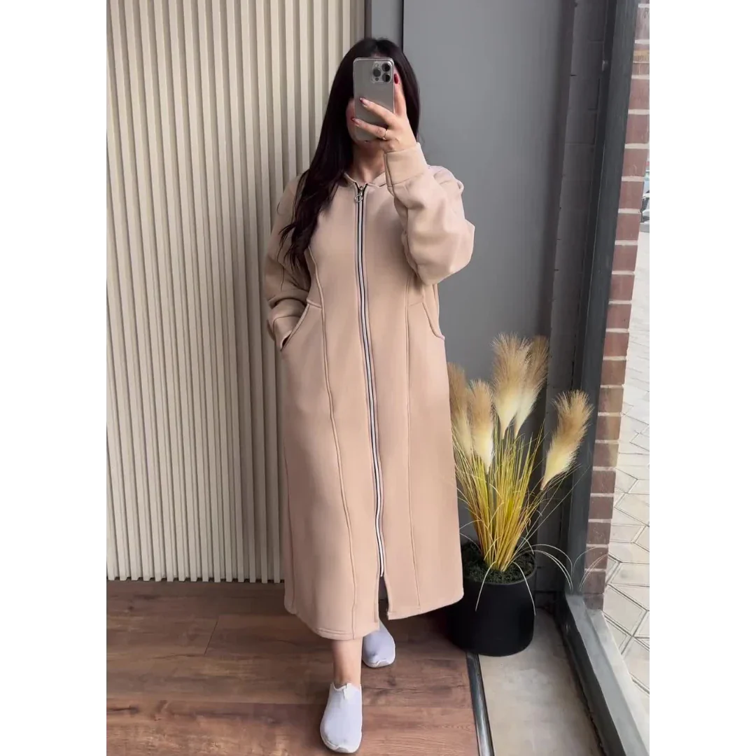 CH 480 |Chakoor| Long Zipper Fleece Hoodie