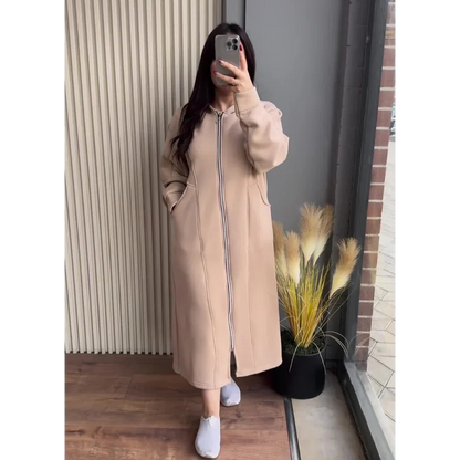 CH 480 |Chakoor| Long Zipper Fleece Hoodie