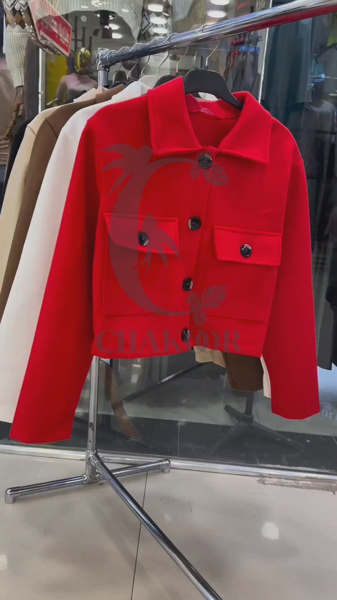 CH # 383 Chakoor WinterLux CozyChic Pocketed Short Fleece Jacket