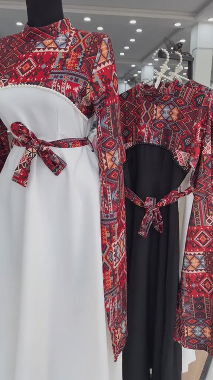 Ch 634 - Modest Printed Maxi | Chakoor