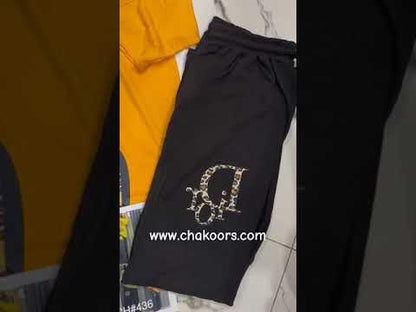CH # 436 Printed Drop-Shoulder Tee Trousers (Print 1)