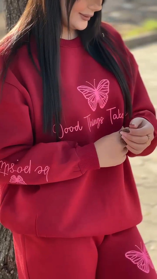 CH 612 Chakoor ButterGood Winter Fleece Co-ords Set