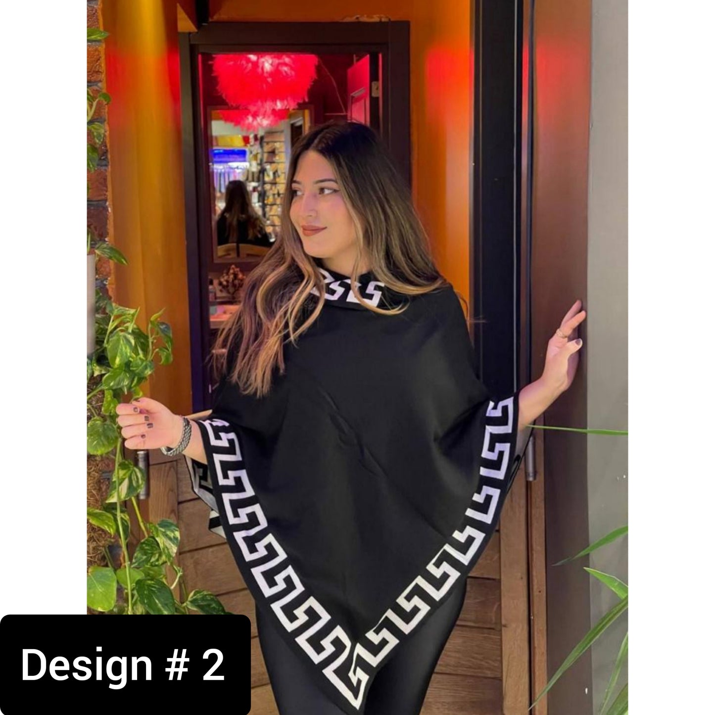 winter free fall fleece poncho