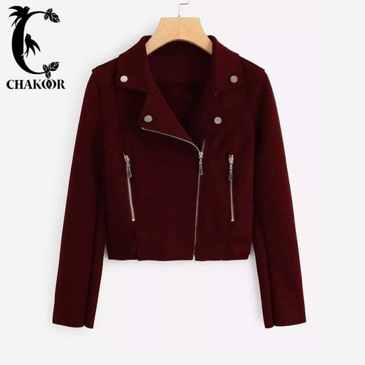 Chakoor Cross Zipper Fleece Coat