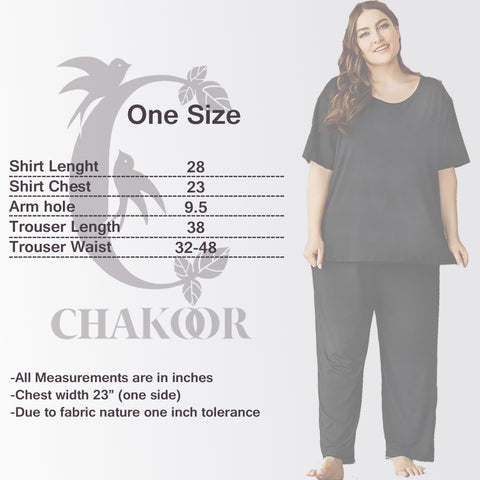 CH # 59 Chakoor's Plus Size Top & Trouser