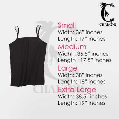 Chakoors pack of 3 cotton camisoles
